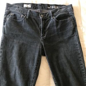 Gap 1969 Always Skinny corduroy gray
